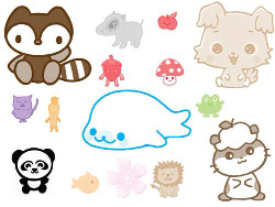 Kawaii Animal Brushes